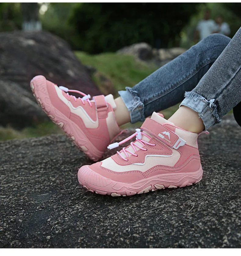 أحذية المشي لمسافات طويلة في الهواء الطلق المضادة للانزلاق للأطفال الرحلات أحذية رياضية الصيف تسلق الجبال أحذية رياضية للأطفال للجنسين للأولاد والبنات