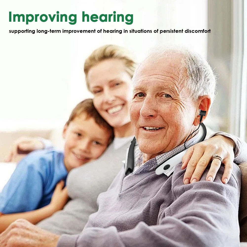 Neck Hanging Portable Nasal and Ear Canal Irradiator Ear Canal Silicone Cover & Nasal Silicone Sleeve 650nm Reduce Tinnitus