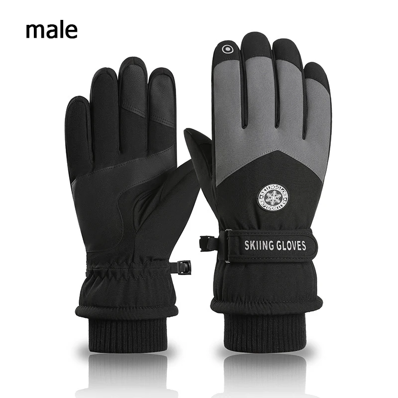 Ski Snowboard Gloves for Men and Women, Snowmobile, Motorcycle Riding, Windproof, Waterproof, Snow, Winter, New 6