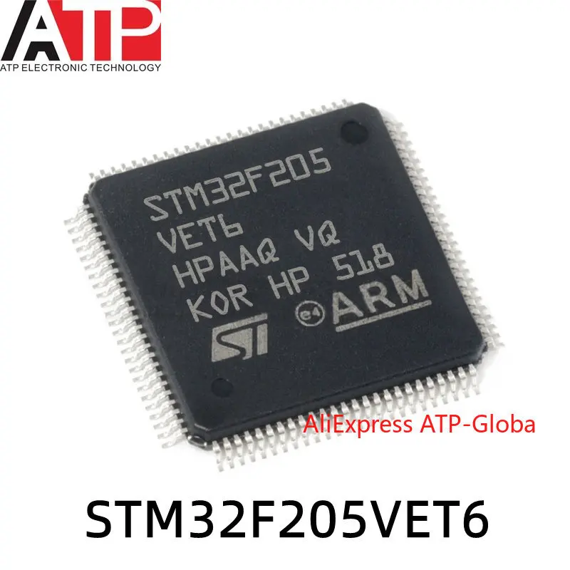 

10 шт. STM32F205VET6 LQFP100 STM32F205 ARM оригинальные запасы интегральных микросхем