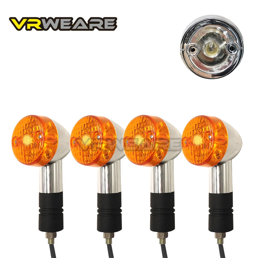 

Motorcycle Turn Signals Lights For Honda Shadow Aero For Kawasaki Vulcan VN 750 800 1500 RETRO Turn light