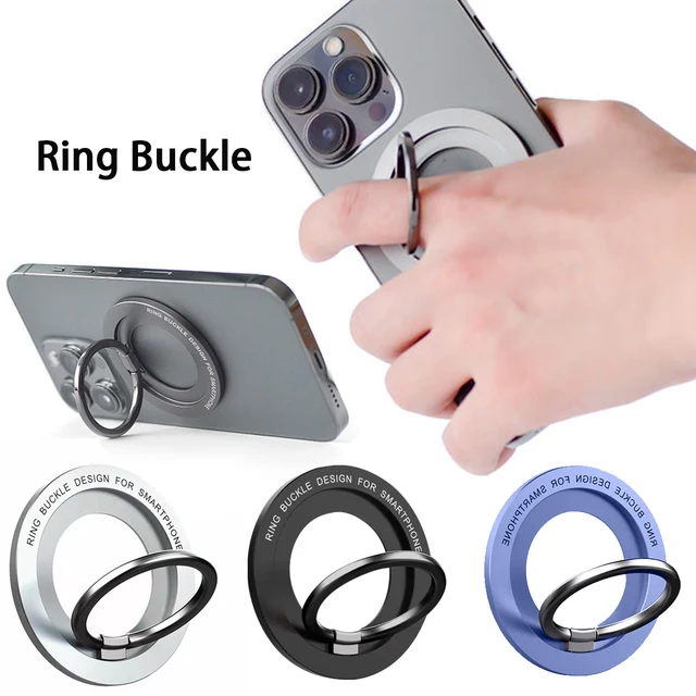 2023 Nuovo supporto per anello magnetico per telefono per accessori MagSafe Staffa di supporto per anello per dito regolabile per custodia magnetica per iPhone 2