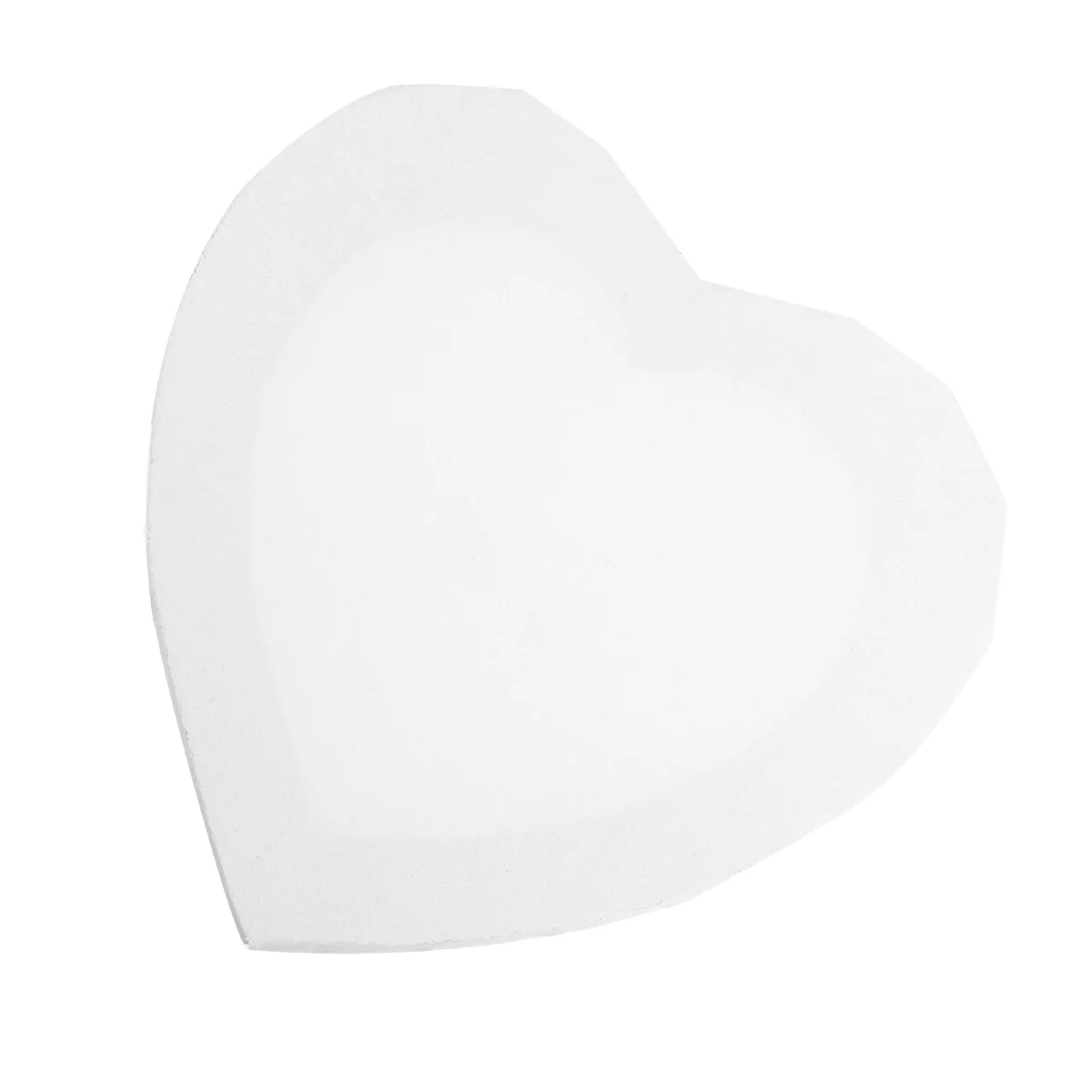 

2 Pcs Photo Frame Cotton Painting Board Loving Heart Heart-shaped Canvas Creative Drawing