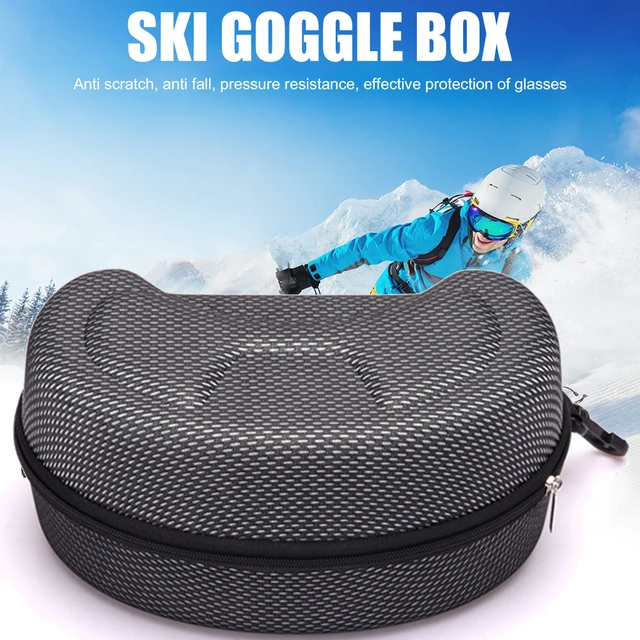 Étui rigide pour lunettes de ski, boîte rigide pour lunettes de