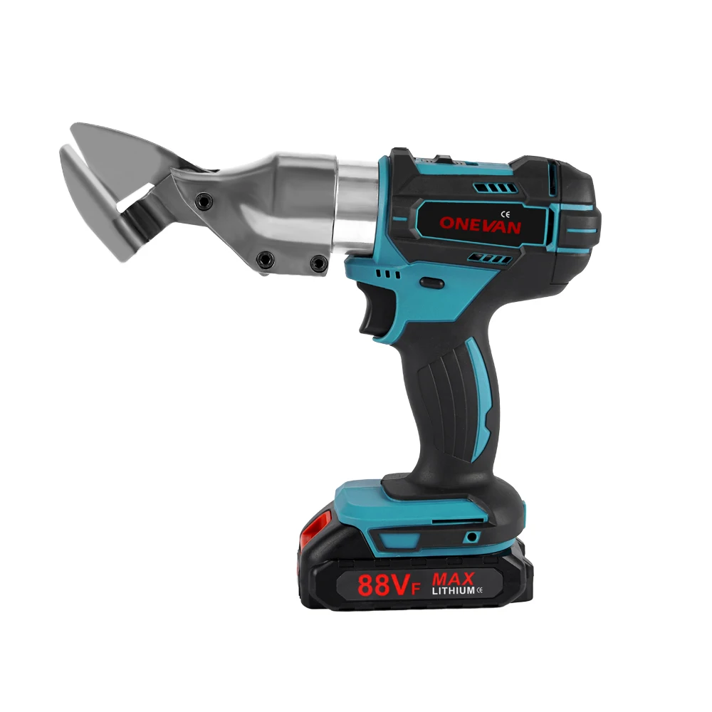 ONEVAN Electric Iron Scissors Metal Cordless Cutting Iron Shear Sheet Carbon Steel Cutter Power Tools For Makita 18V Battery Pin