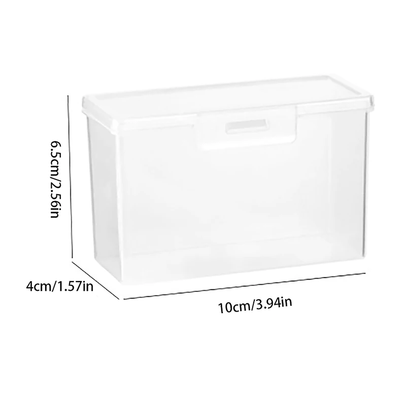 Playing Card Holder 1Pc Playing Card Case Transparent Storage Box Deck Holder