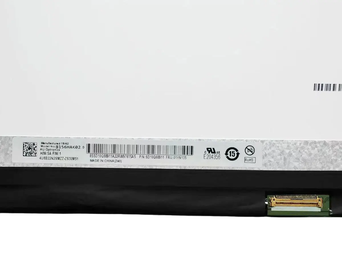Dalle écran LCD type BOE Boehydis NV156FHM-N31 V8.0 15.6 1920x1080 60Hz