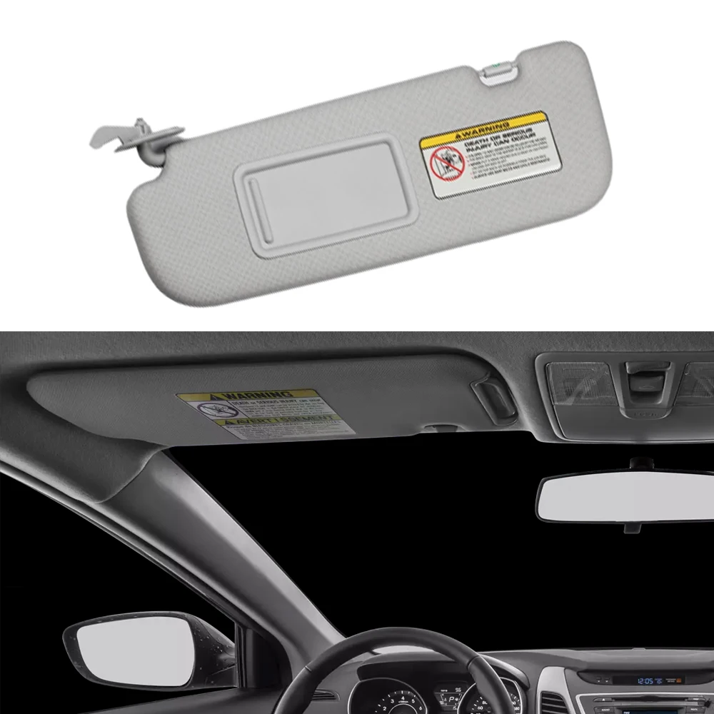 Beige Pair Sun Visor Compatible With Hyundai Elantra 2011 2012