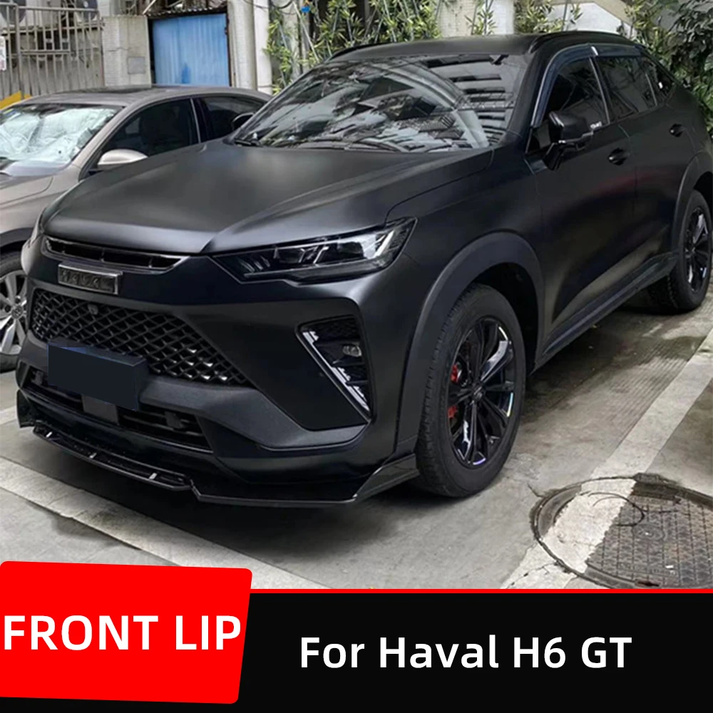 Car accessories car front bumper splitter lip chin diffuser body kit protector guard for Haval H6 GT