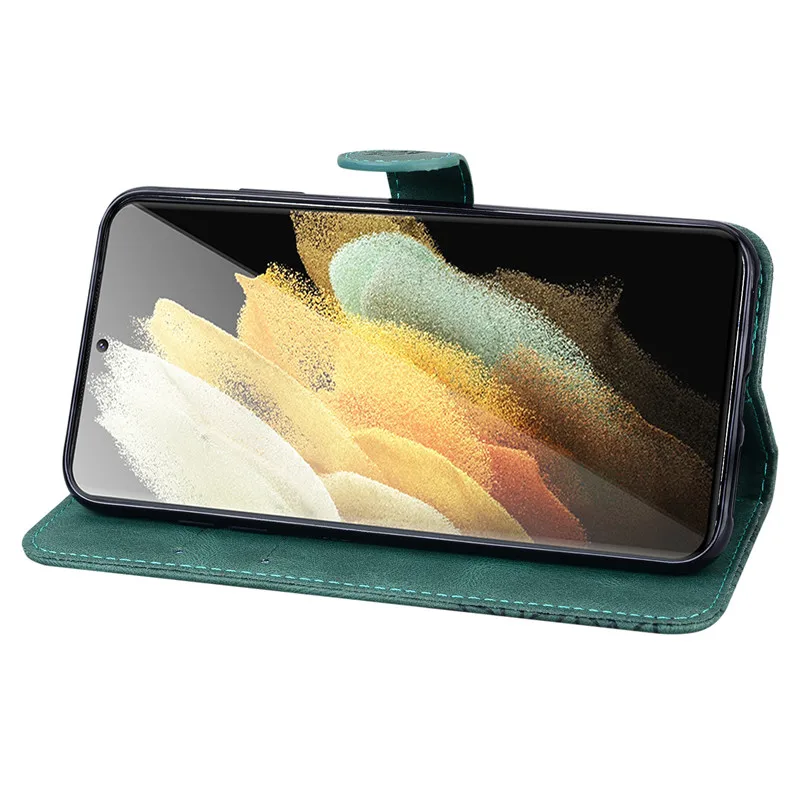 Butterfly Leather Phone Case For Samsung Galaxy S20 FE S21 FE S22 S10 S9 S8 Plus S23+ S23 Ultra 5G Wallet Bags Flip Cover leather wallet case leather case phone case leather phone case