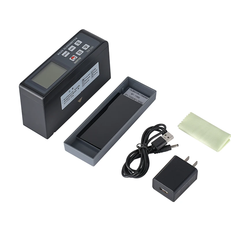 HGM-2000 Fog Film Gloss Meter 20&deg;60&deg;85&deg; 0GU~2000GU HAZE Gloss Meter Tile Plastic Metal Surface Digital Display