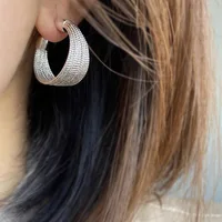 Boucles d'oreilles multicouches pour femmes, nouvelle tendance, Design Unique, élégant, délicat, rétro, exagéré, bijoux, cadeaux de fête, vente en gros 5