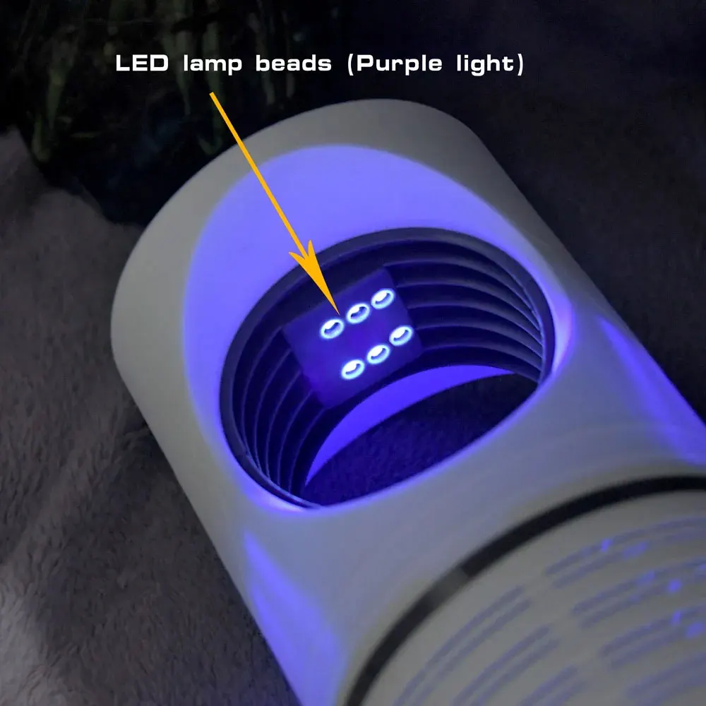 ANYIGEDEJU Led Mosquito Killer Lamp UV Night Light USB Insect Killer Bug Zapper Mosquito Trap Lantern Repellent Lamp Night Light