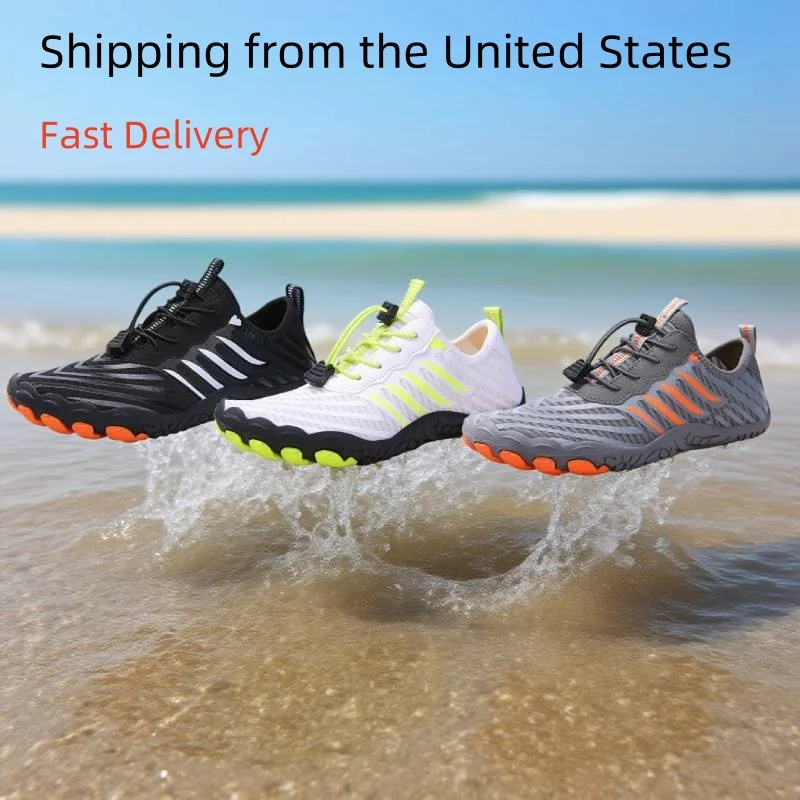 Outdoor Wading Water Five-Toe Barefoot Men Women Shoes Breathable Beach Sport Soft Sneakers Climbing Non-Slip Hiking Quick Dry