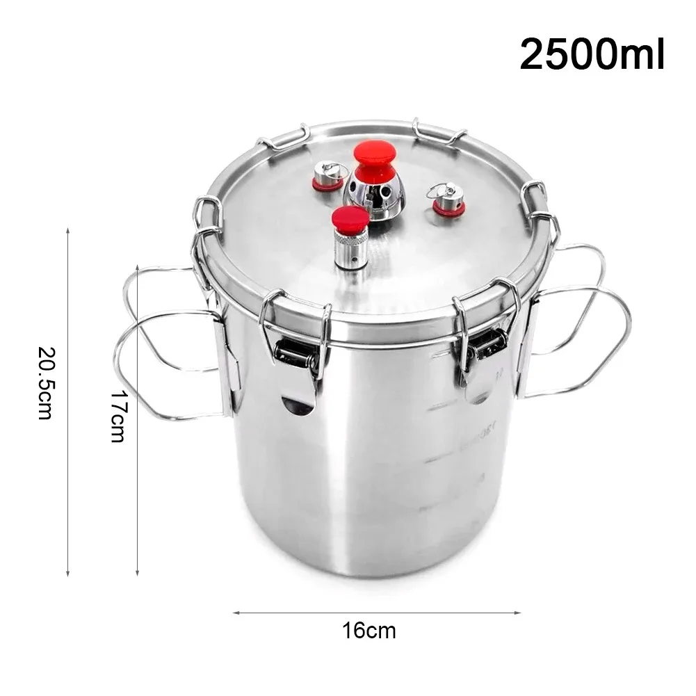 قدر ضغط صغير خفيف للغاية 304 من الفولاذ المقاوم لل...