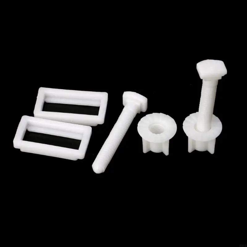 68UE 1 Pair Toilet Lid Screws Toilet Plastic Screws Universal Rubber Expansion Cover for Parts