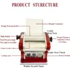 Electric Pasta Maker Household Noodle Making Dough Pressing Machine Built-in 2.5mm Cutter 135W 5Kg/H Output for Commercial Home 5