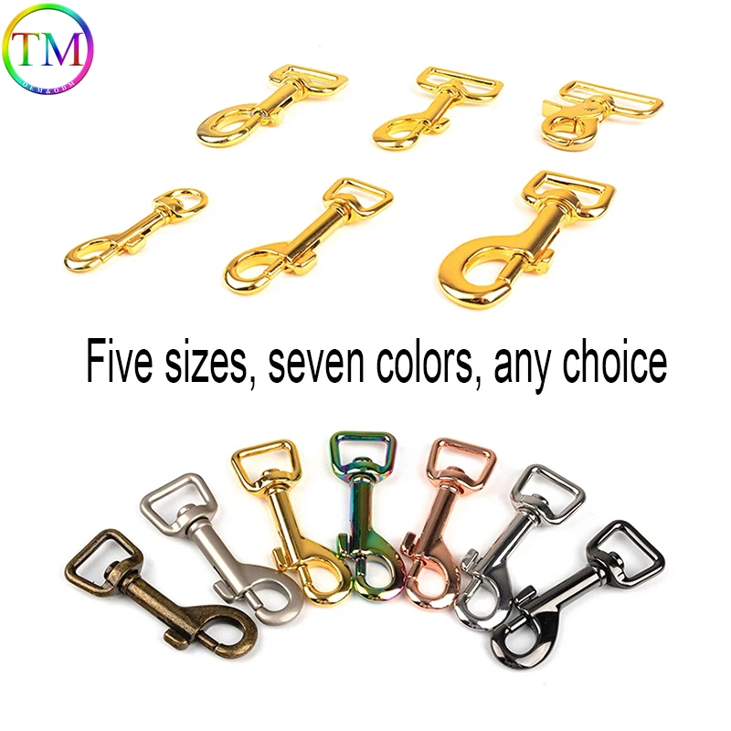 15/20/25/30mm Metal Snap Hook For Bag Handbag Belt Purse Strap Shoulder Bag Chain Connector Buckle Swivel Trigger Clip Clasp