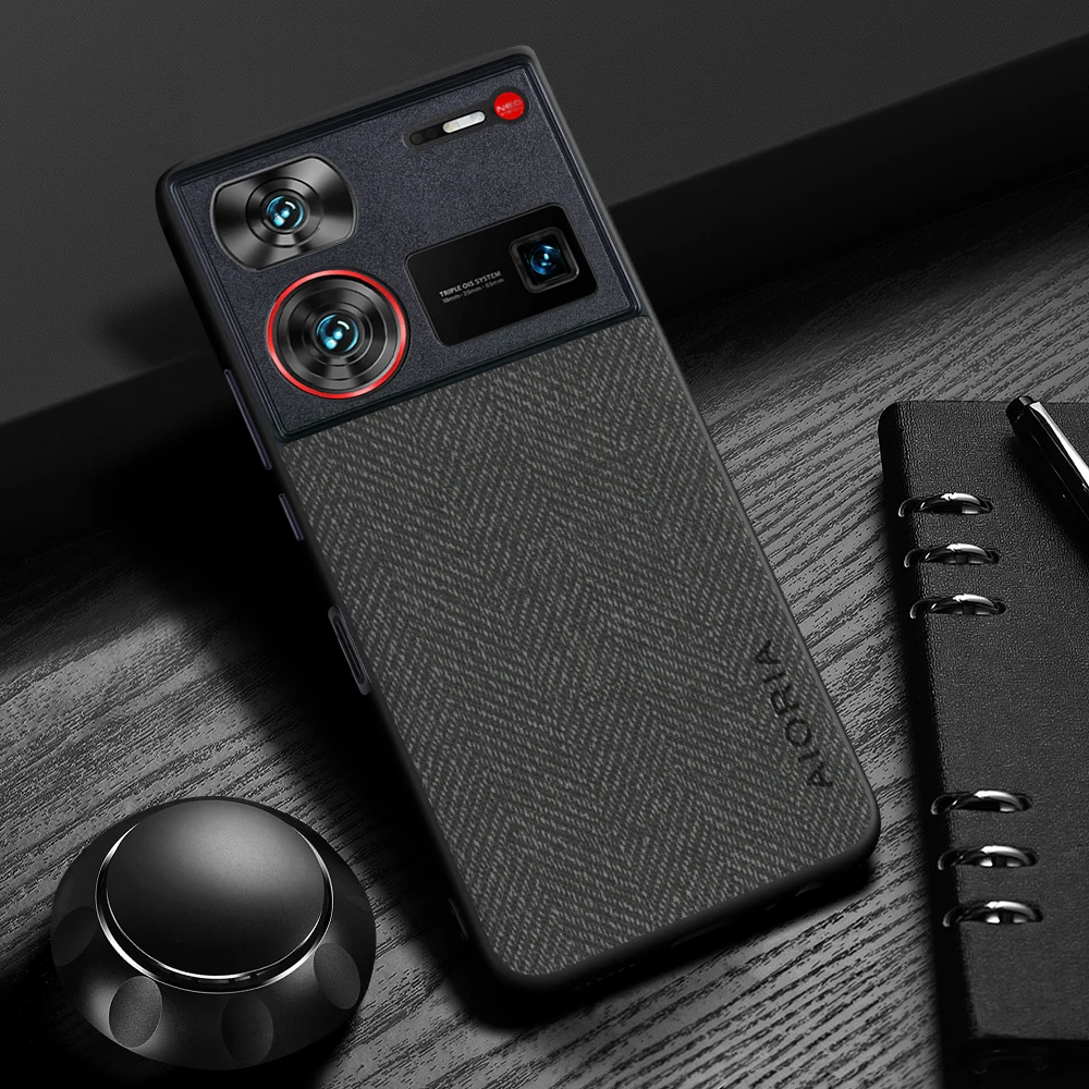 Elegant Leather Wood Grain Cover - Simple, Lightweight, and Durable Case