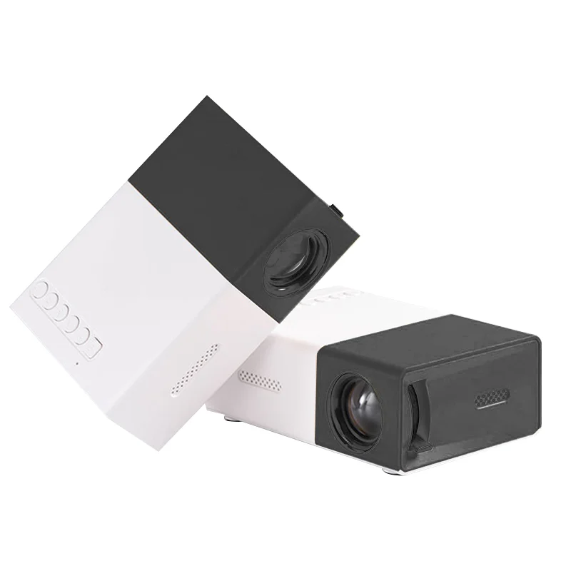 YG300 Mini LED Projector Yg300 Upgraded Version 1000 Lumen 320x240P HDMI-compatible USB Audio Home Media Player Beamer portable projector