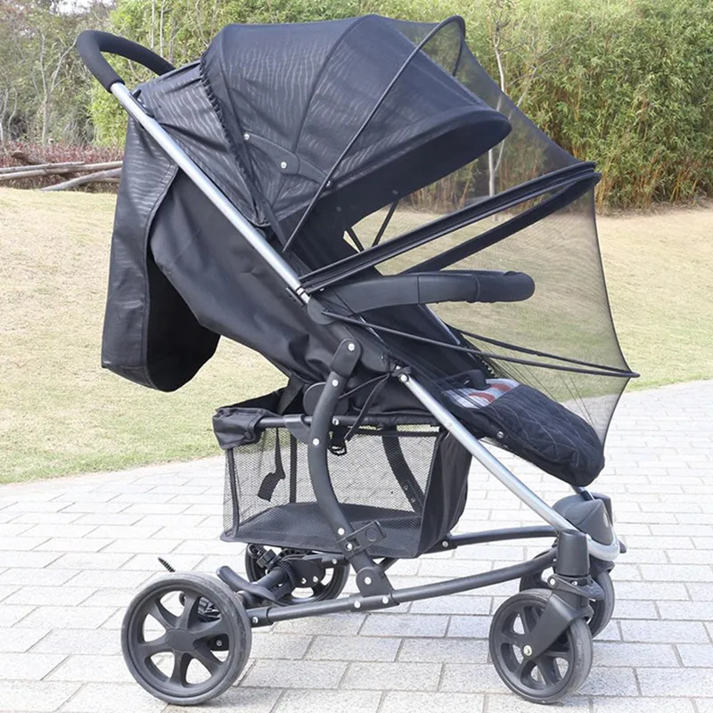 

Baby Stroller Mosquito Nets, Universal Lock-Type Baby Stroller Mosquito Nets, Stretch Nets, Breathable and Folding Dual-use Zipp