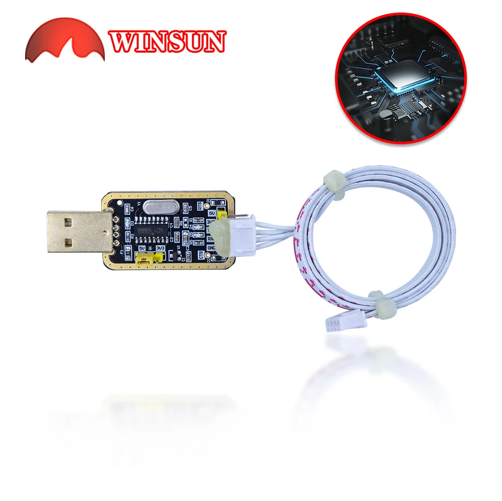 Usb para Ttl Conversor Módulo Uart Porta Serial Ufs-hwk Stc Dowanloader 232 para Ttl Conector Ch340g - Imagem 4