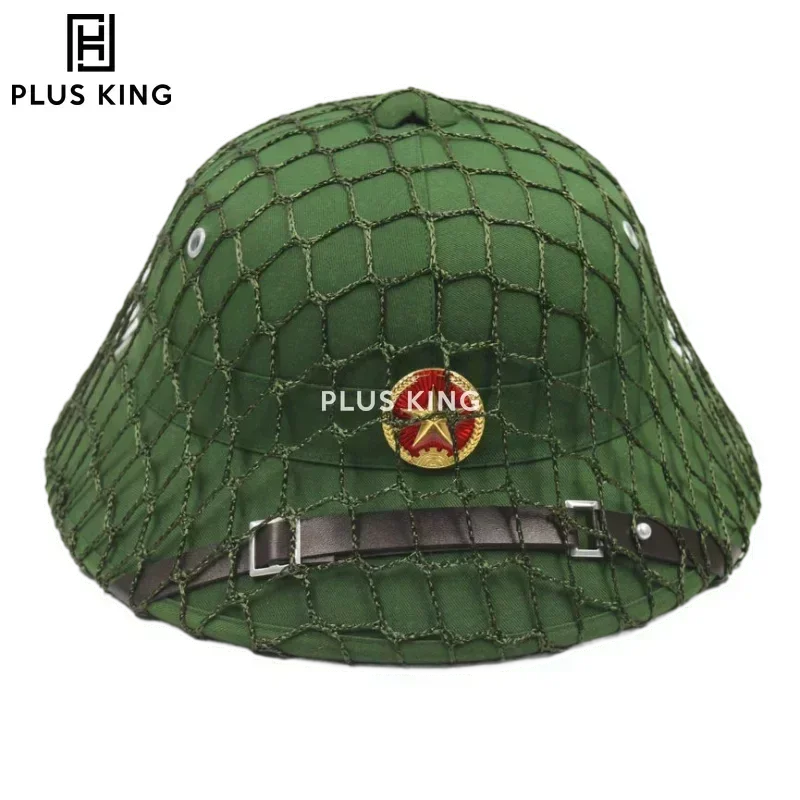 

New Vietnam Hat Green Outdoor Hat Helmet with Star CS Game Cosplay Equipment