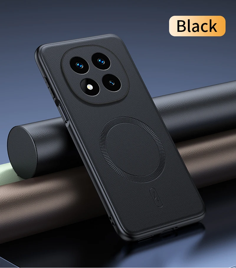 Magnetic Leather Shield Cover - High Quality Anti-Fingerprint, Non-Slip Protection