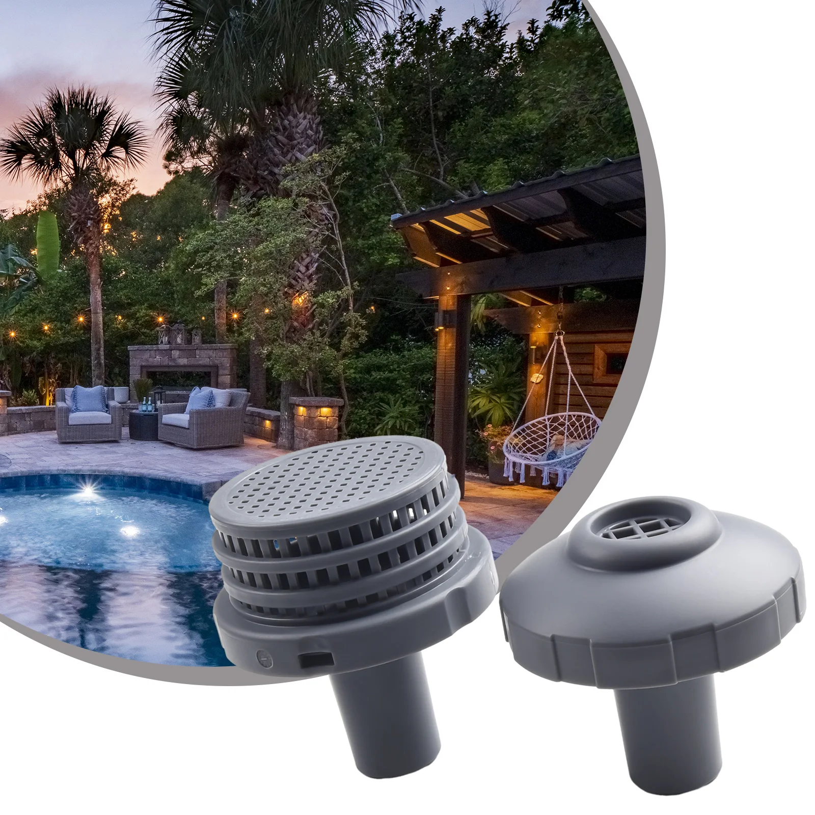 For INTEX Connection 32mm Swimming Pool Screen Mesh Inlet Nozzle Hose Connection Set Outdoor Hot Tubs Accessories