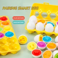 Matching Eggs Toys for 1 2 3Toddlers Montessori Toys Easter Eggs Shape Sorter Games Children Educational Learning Toys