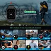 2025New smart watch for men and women HD AMOLED screen Heart Rate Bluetooth Call GPS tracking IP67 waterproof sports smart watch 2