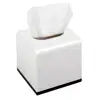 Functional Tissue Box Cover Decorative Cube Tissue Holder Dispenser with Capacity Durable Construction Solid for Easy for Home 5