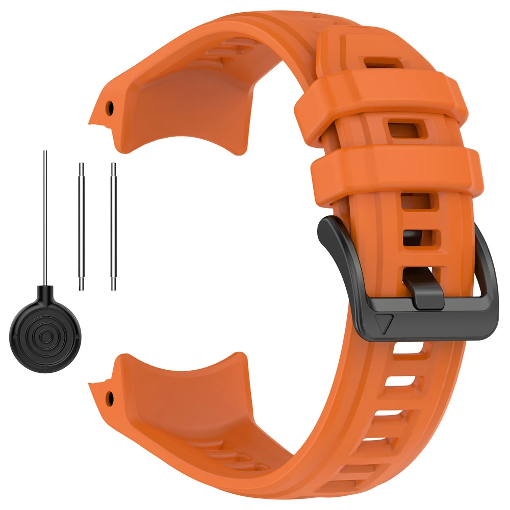 Durable Rubber Sports Watchband for Solar Strap - No Gaps Design