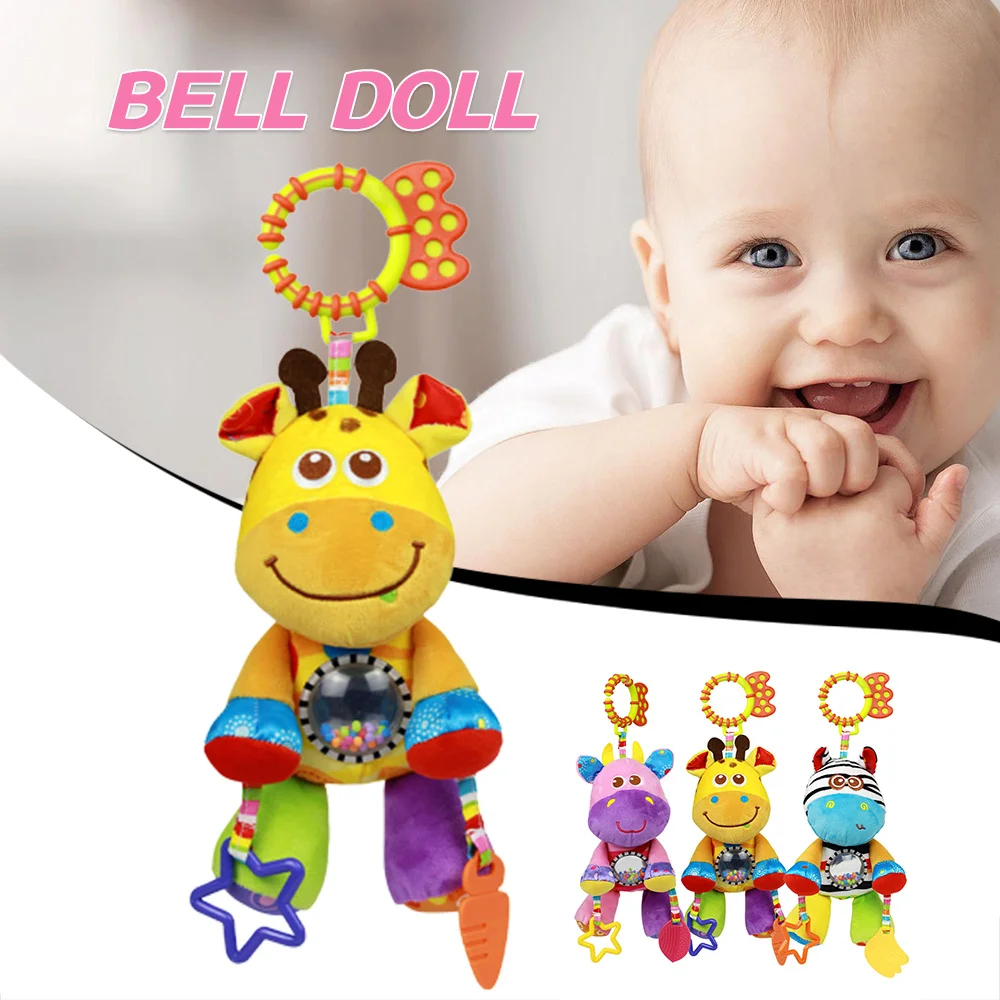 

Baby Hanging Rattles Toys Safety Material and Hook Design Suitable for Babies Boys and Girls