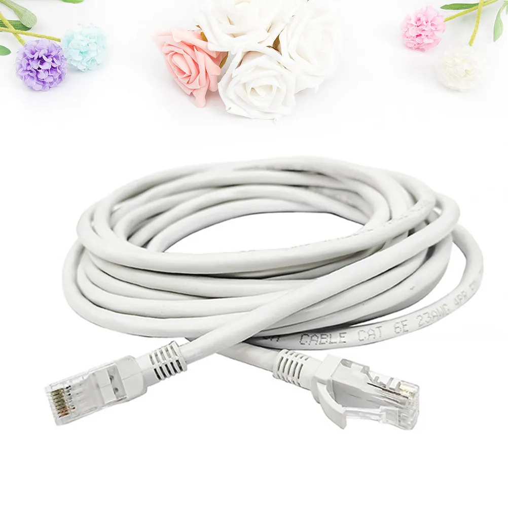 10미터 Cat6 이더넷 케이블 Rj45 고대역폭 네트워크 케이블 게임 콘솔 미디어용 고속 1 데이터 전송 코드