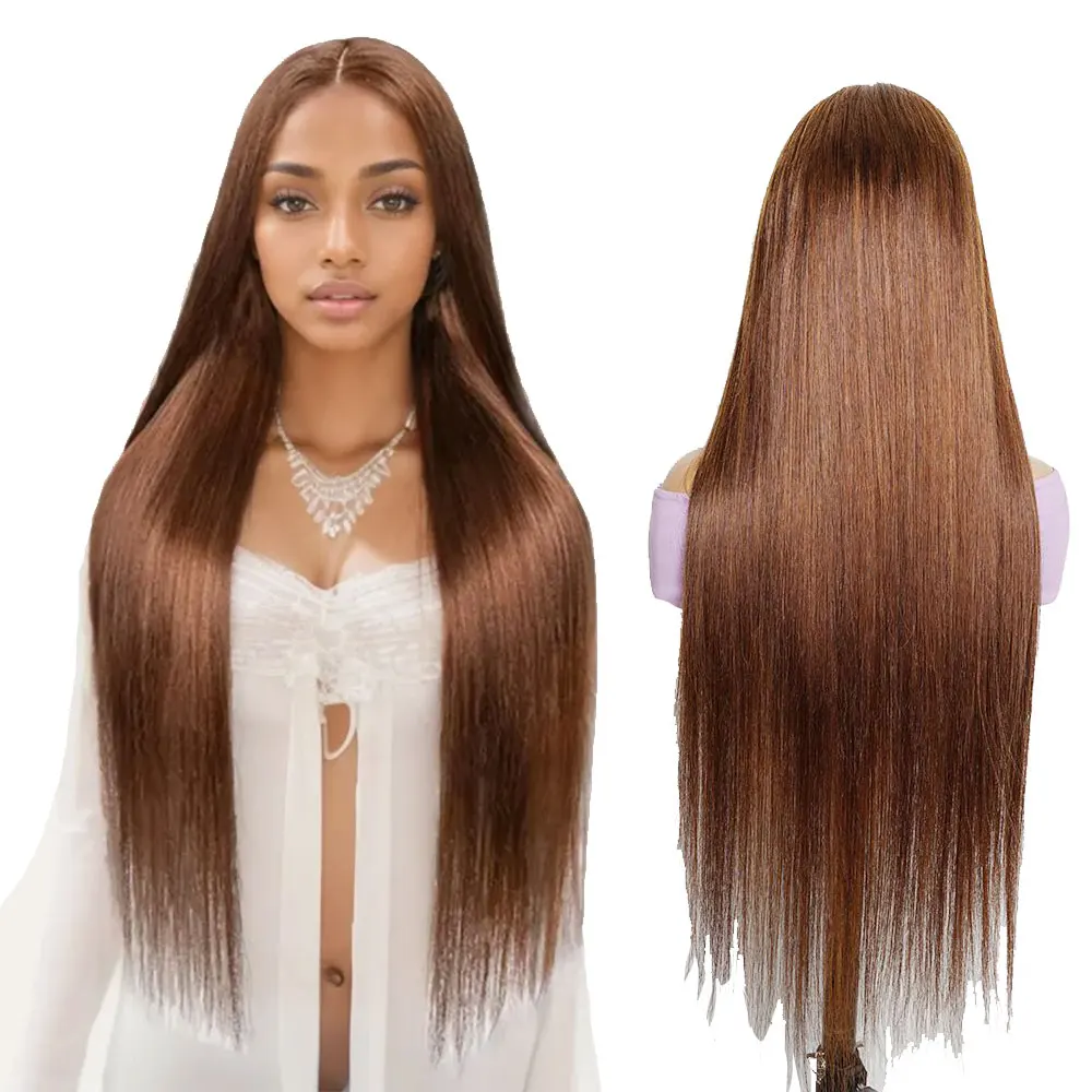 180 Density Lace Wigs Straight 2x6 Lace Closure Wig Deep Part Pre Plucked Melt All Skins Invisible HD Human Hair Closure Wigs
