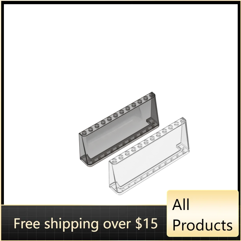 1Pcs High-Tech Assemble Particle 6267 2 X 12 X 4 Windshield Brick Building Blocks Kit Replaceable Part Toy For Children