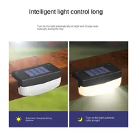 UooKzz LED Solar Stair Light Waterproof Outdoor Garden Passage Courtyard Terrace Guardrail Step Light Landscape Light 2