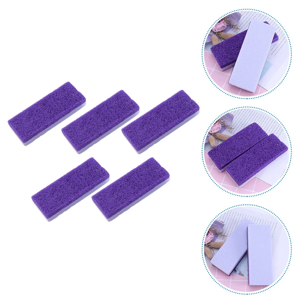 

5 Pcs Double-Sided Pumice Stone Foot Scraper Care Scrubber Rubbing Feet Pedicure Dead Skin Remover Callus