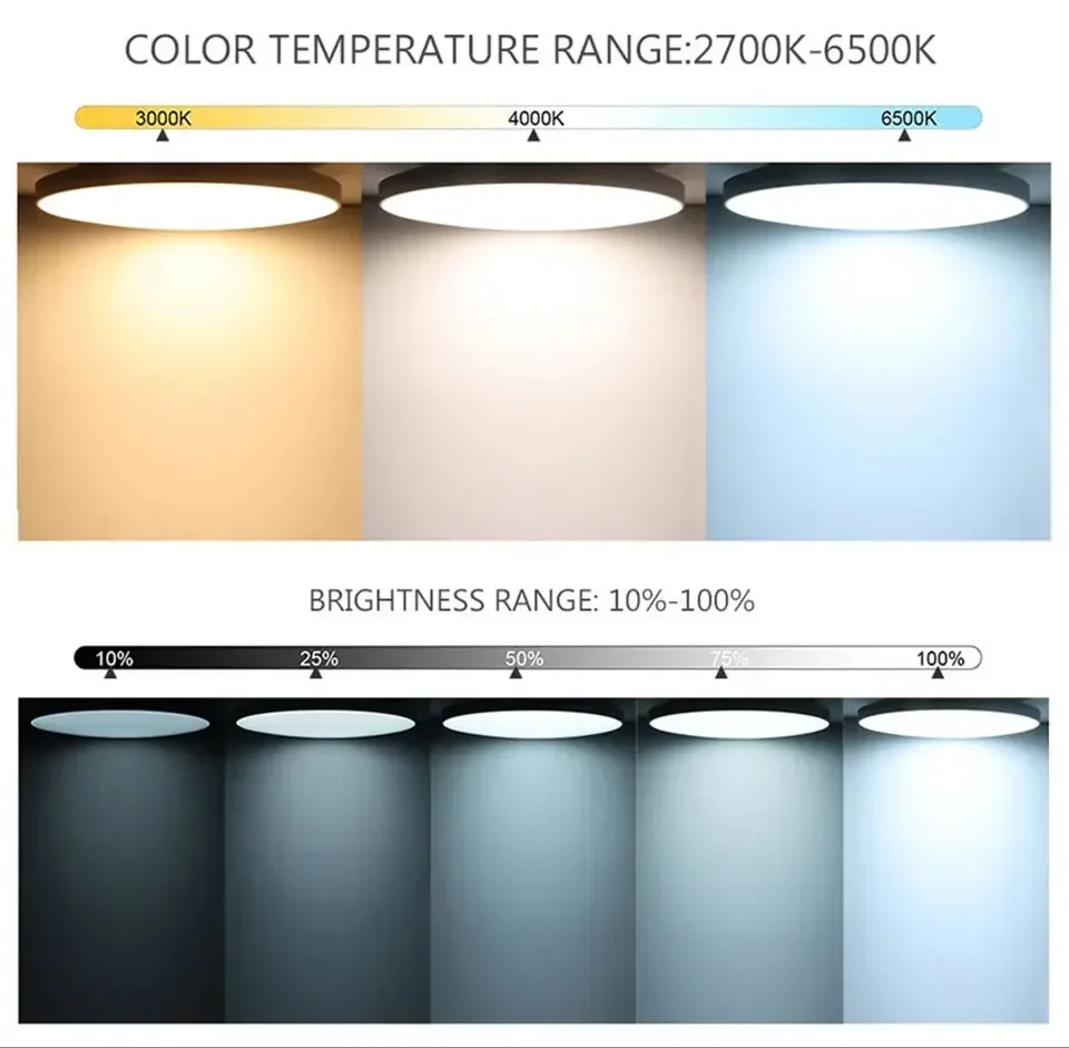 Description Picture 5 of itemTuya WiFi Smart Ceiling Light RGB Colour Mixing 24W 220V LED Light Alexa Google Home Decorative Light for Bedroom Living Room