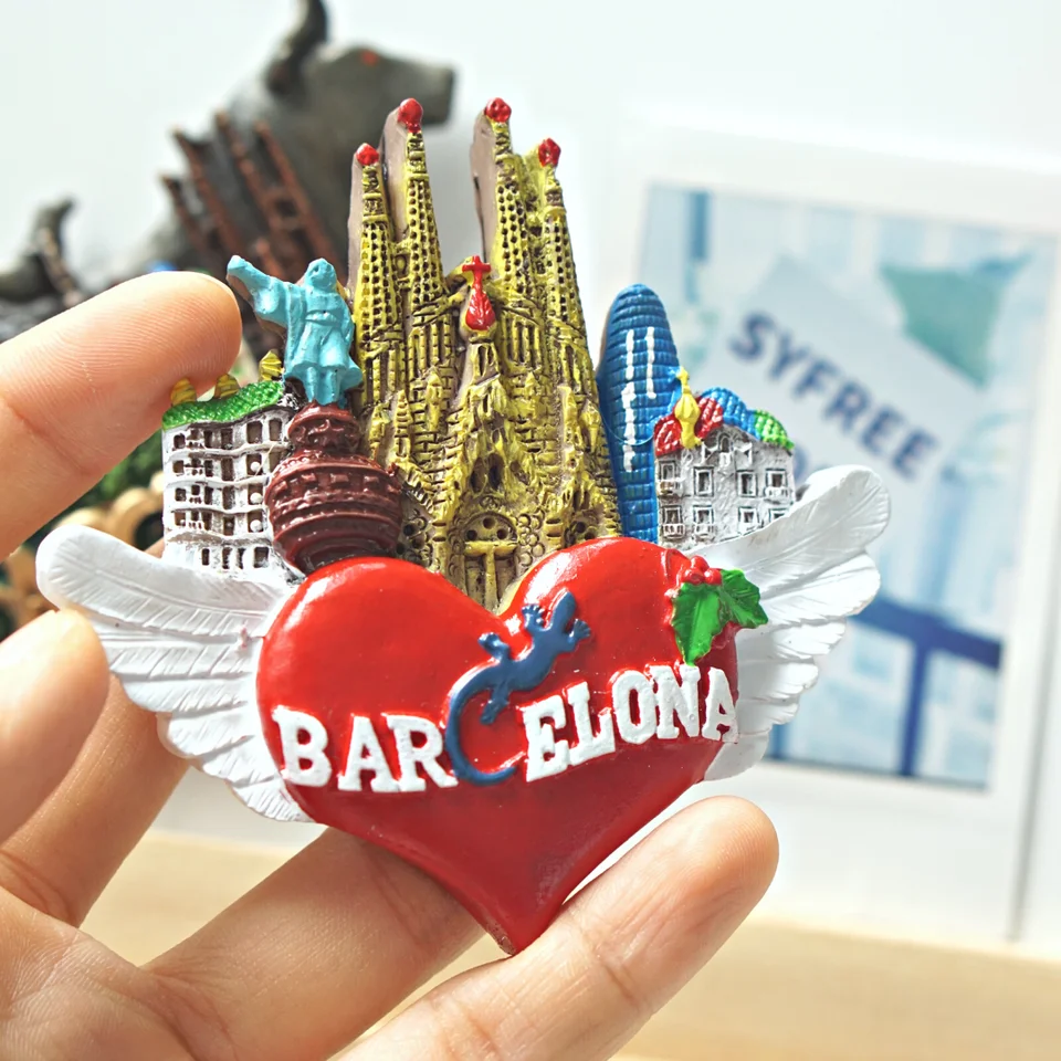 Kühlschrank Magnet Tourist Souvenir Barcelona Span... – Grandado
