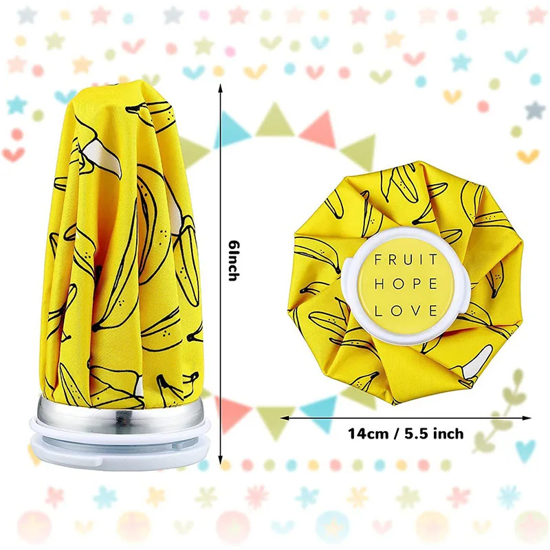 Water Filling Cloth Ice Pack Cartoon Cute Cooling Ice Pack Cold And Hot Physiotherapy Exercise Physical Cooling Cloth
