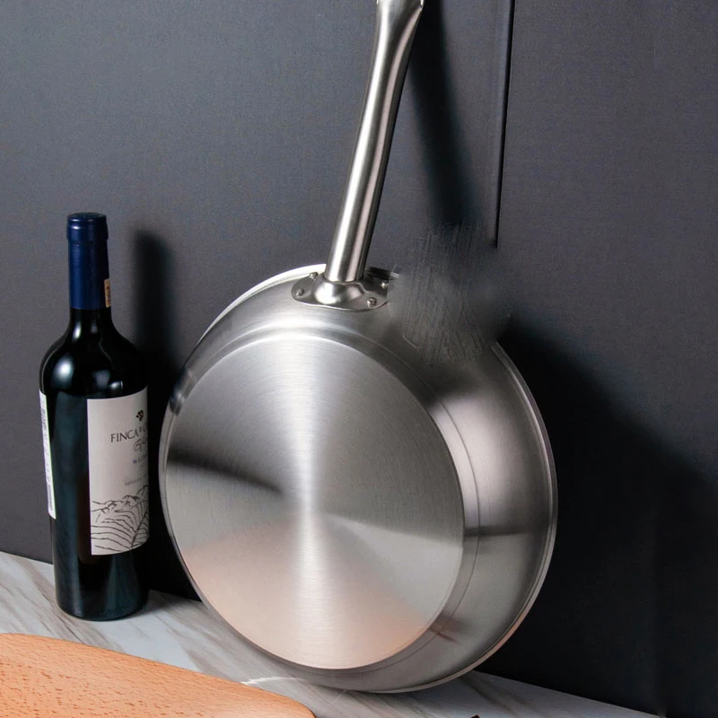 

Frying Pan Stainless Steel Composite Bottom Steak Pan Non Stick Pan Gas Induction Cooker Roast Skillet Kitchen cookware