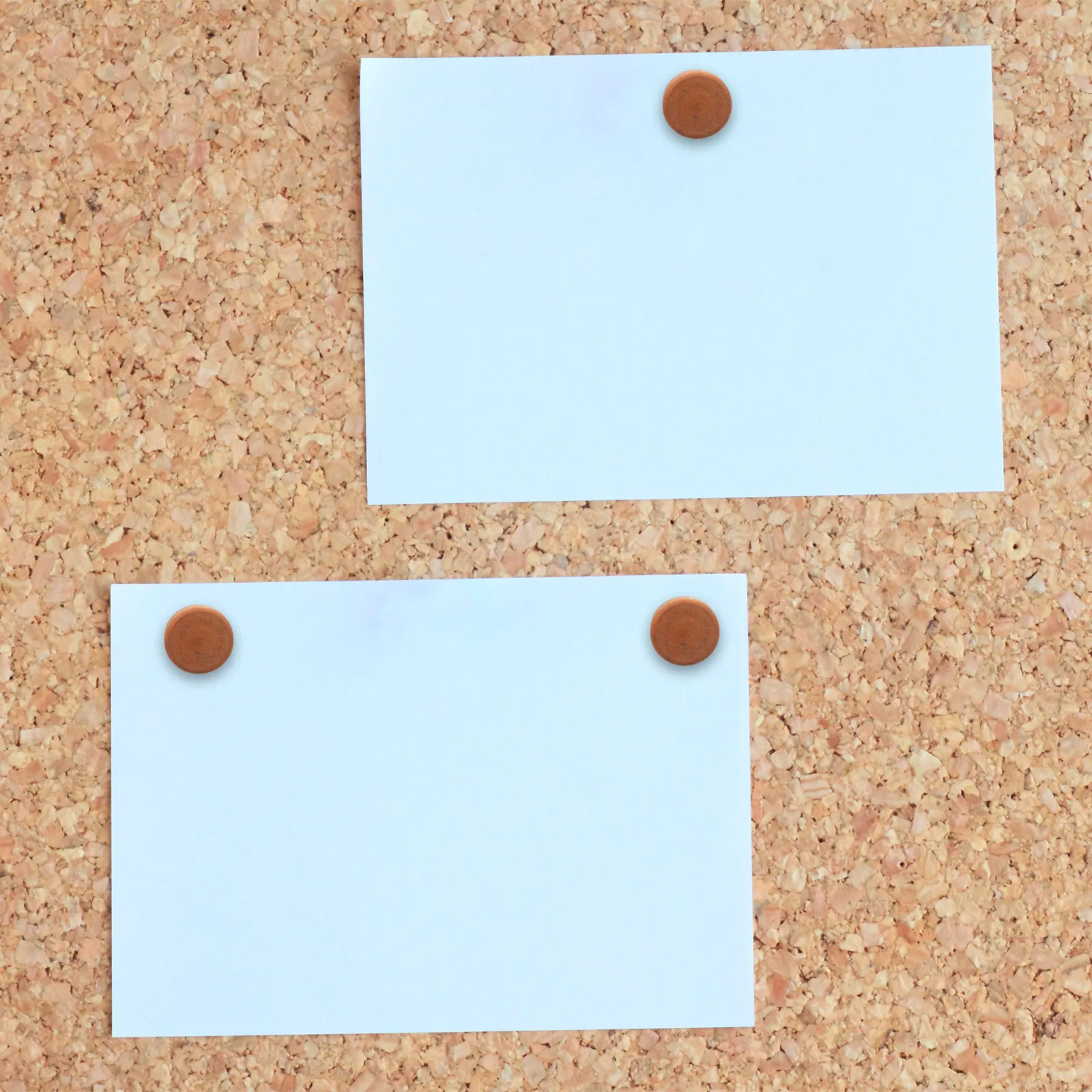 50개 프리미엄 나무 원형 푸시핀 녹 방지 원형 압정 사진 벽 게시판 가정 사무실 장