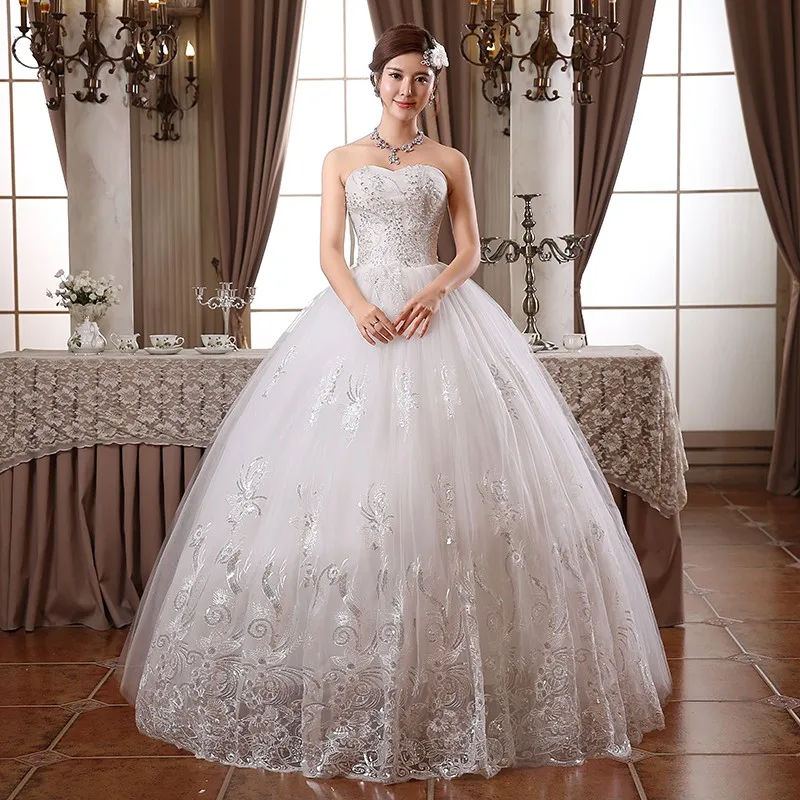 Hot Sale Long Lace New Sweetange Korean Style Sweet White Princess