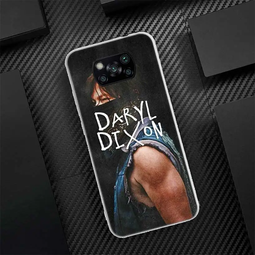Head Case Designs Cover Per Xiaomi Redmi Note 8T | Custodia Morbida In Gel Con Daryl Dixon (The Walking Dead) - Licenza Ufficiale