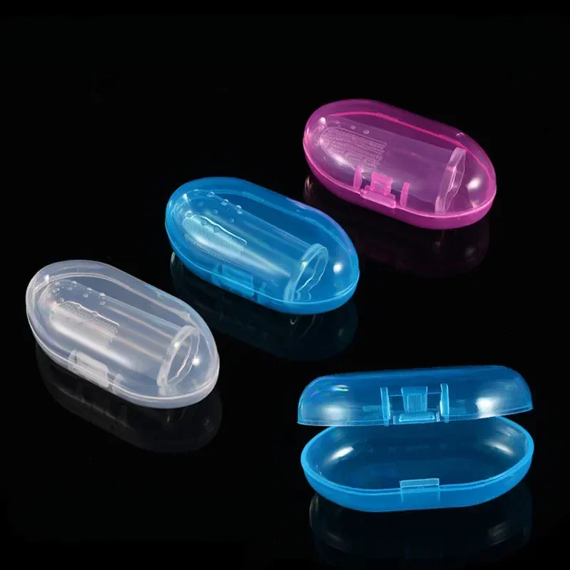 Toothbrush with Box Super New Soft Pet Finger Toy Teddy Dog Brush Bad Breath Tartar Teeth Tool Dog Cat Cleaning Pet Supplies