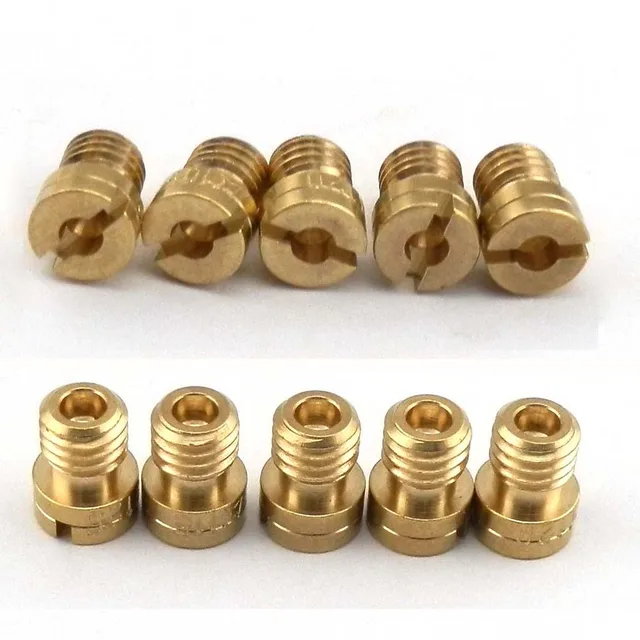 Keihin OKO KOSO PWK 기화기 125cc 150cc CVK PZ27 PZ30 152QMI 157QMJ 인젝터 스쿠터 부품 용 10pcs M5 메인 제트 5mm 팩의 특징과 가격 정보