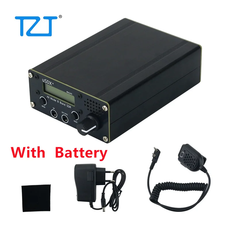 TZT HamGeek USDX+ 3W-5W QRP SSB/CW HF Transceiver 8-Band SDR