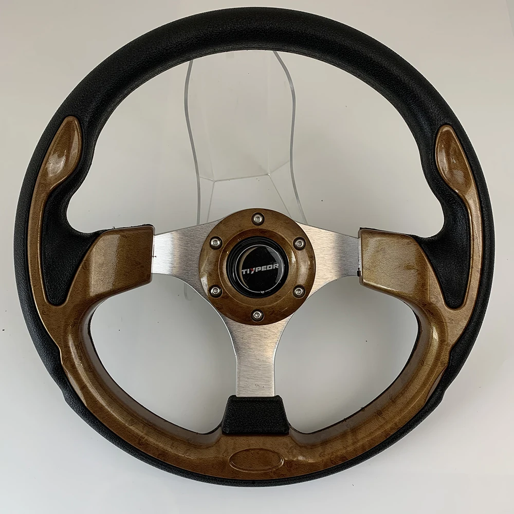 TIYPEOR Universelles Rennsport-Lenkrad PU 13 Zoll 320mm Drifting Sport-Lenkrad 6x70mm Lenkrad – Detail 15
